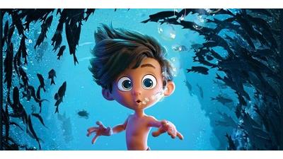 عکسی از کارتون پسر دلفینی