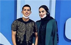 مهدی قائدی و همسرش