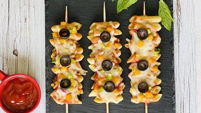 پاستای سیخی غذایی مناسب برای مهمانی ها و جشن تولد است