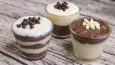 پودینگ دو رنگ یک دسر مجلسی عالی است