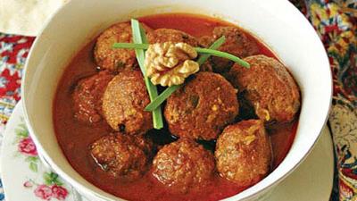 کوفته گیاهی غذای بسیار خوشمزه برای ناهار و شام است