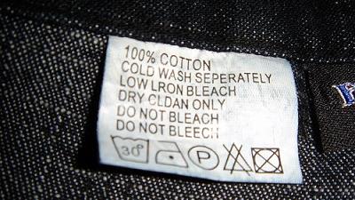 با معنی شکل های روی برچسب لباس آشنا شوید