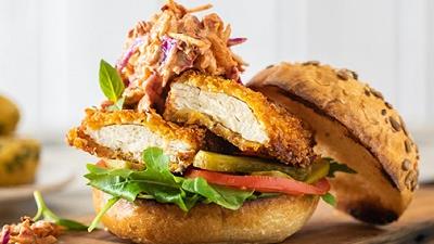 چیکن برگر سوخاری را چطور درست کنیم