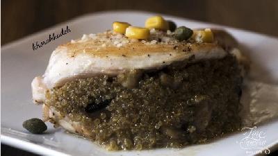 طرز تهیه مرغ شکم پر با کینوا را یاد بگیرید