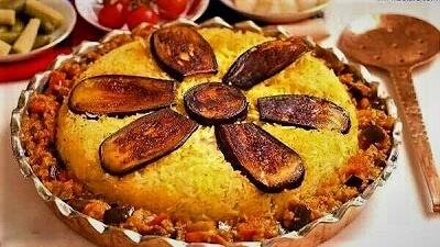بادمجان پلوی قزوینی را چطور درست می کنند