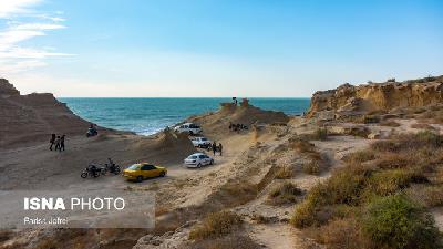 ساحل روستای بنود بوشهر بسیار دیدنی است