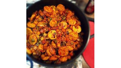 خوراک سوسیس هندی را چطور درست می کنند