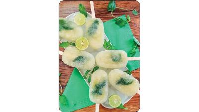 بستنی یخی موهیتو خانگی را چطور درست کنیم