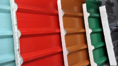 رنگ های متنوع ساندویچ پانل