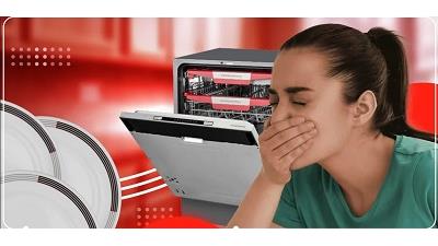 ماشین ظرفشویی بوی بد می دهد؟ دلایل بو گرفتن ظرفشویی و راه های رفع آن