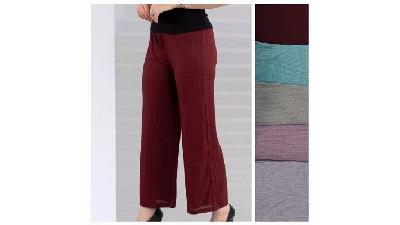 شلوار کریشه رنگی عمده( بسته 6 تایی)