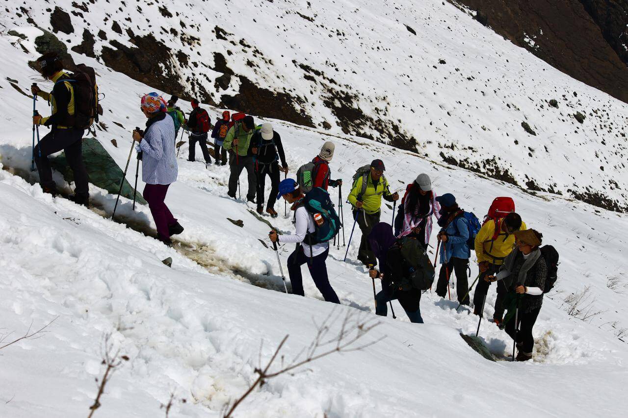 گزارش تصویری/ از دشت هویج تا قله ساکا