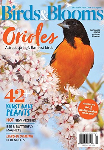 Birds & Blooms مجله‌ای برای پرندگان و شکوفه‌ها