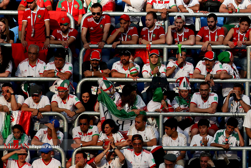 عکس‌های دیدنی از بازی ایران - مراکش