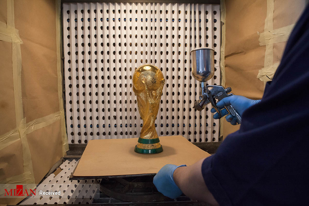 مراحل ساخت کاپ جام جهانی