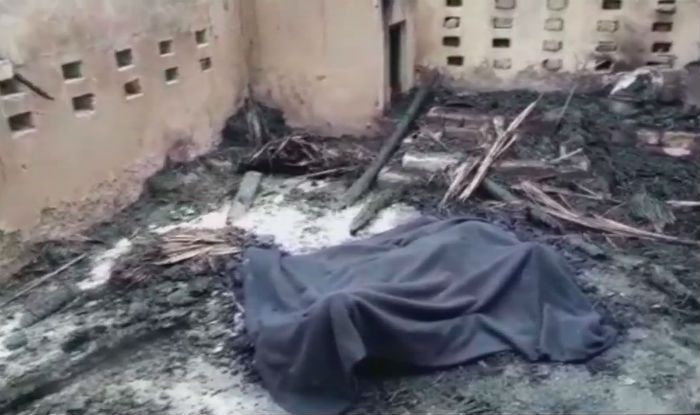 سوزاندن زن هندی به خاطر مقاومت در برابر تجاوز