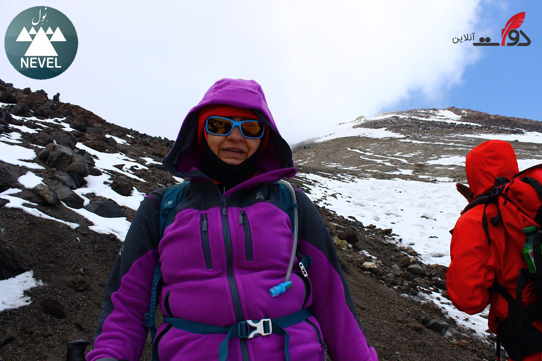 صعود بی‌نظیر به قله دماوند