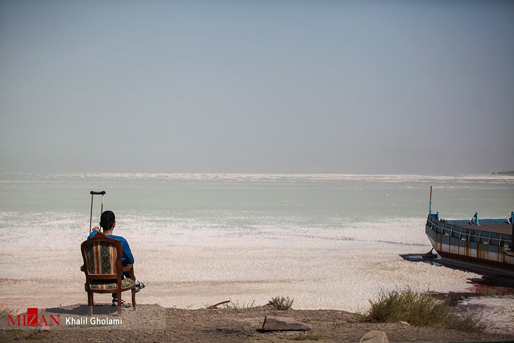 گزارش تصویری از وضعیت فعلی دریاچه ارومیه