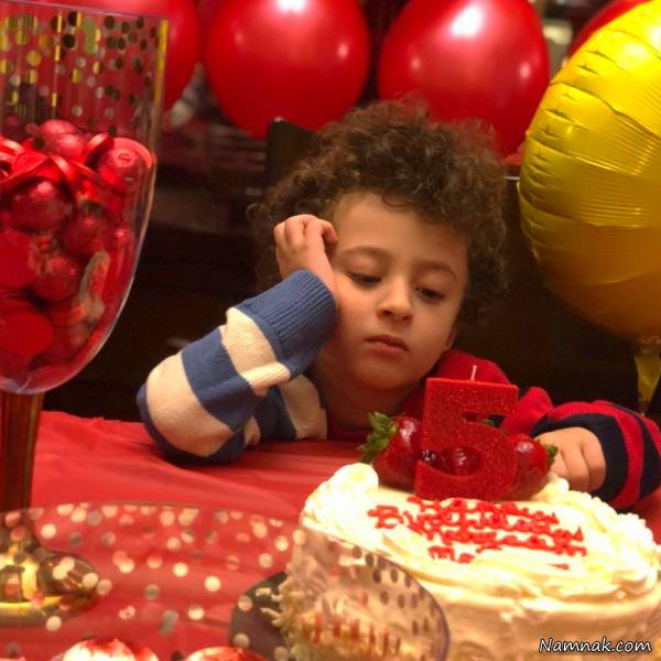 تصاویری از جشن تولد 5 سالگی پسر روناک یونسی