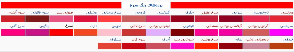 رنگ قرمز چه معنایی دارد و کی و کجا استفاده می‌شود؟