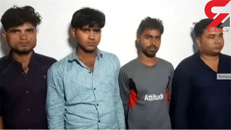 تجاوز4مرد به زن‌هندی مقابل شوهر