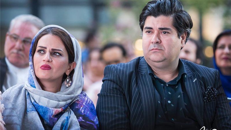 عکسی از سالار عقیلی و همسرش