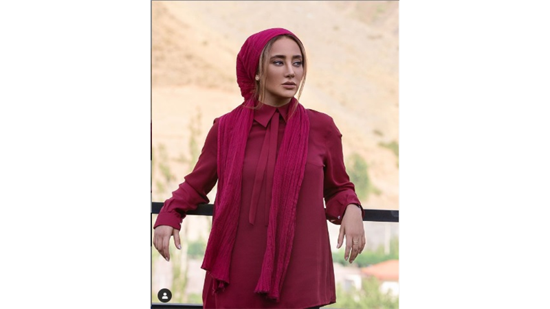 تیپ سراسر قرمز بهاره افشاری