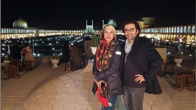 عکسی زیبا از الیکا عبدالرزاقی و همسرش امین زندگانی