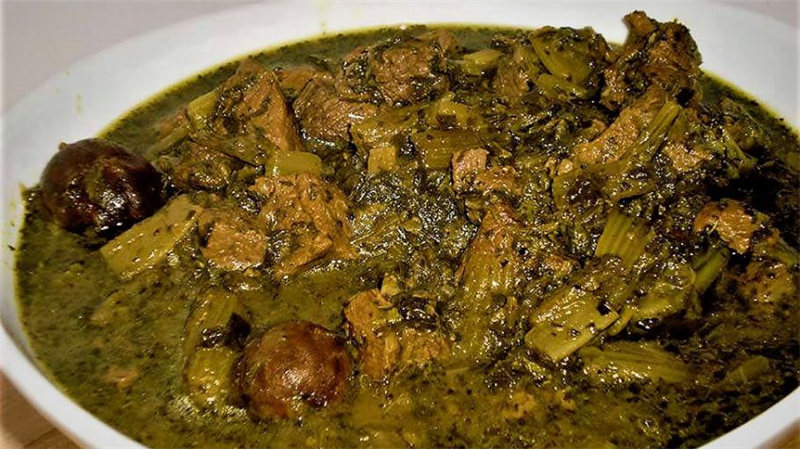 آشپزی خانگی/  دستور پخت کامل خورش کرفس