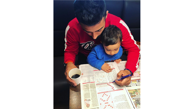 عکس پدرانه از رضا قوچان نژاد