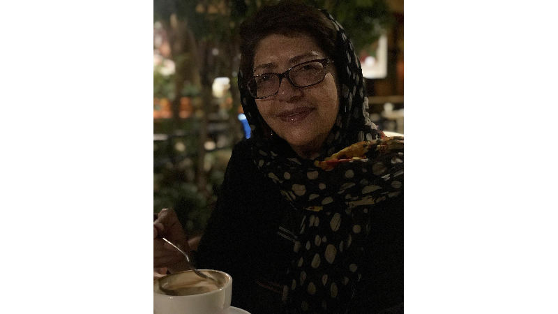 عکسی از همسر مرحوم خسرو شکیبایی