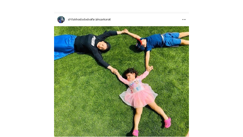 عکس/ شیلا خداداد سرشار از مهر مادری