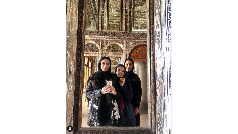 3 بانوی سلبریتی در سفر شیراز؛ شبنم مقدمی، گلاره عباسی و مونا فرجاد