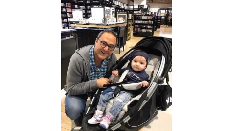 عکسی از رامبد جوان و دخترش