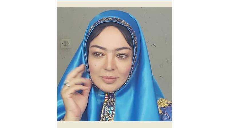 تیپ قاجاری بانوی بازیگر