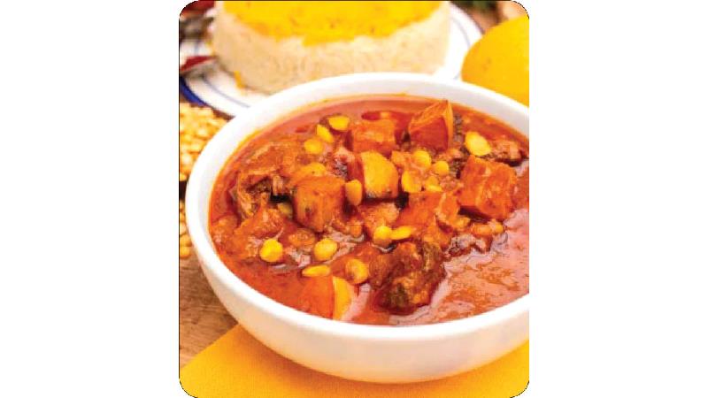 خورش به و لپه را چه طور درست کنیم