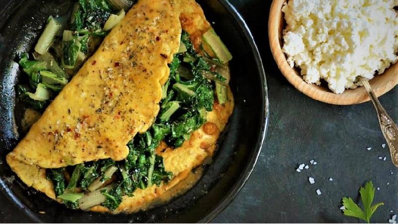 طرز تهیه املت مقوی با اسفناج