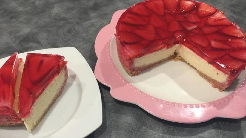 چیزکیک با ژله را چطور درست کنیم