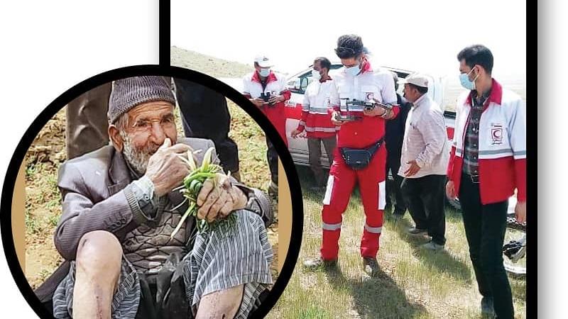 نجات شگفت انگیز مرد 94 ساله بعد از 3 روز سرگردانی در کوهستان