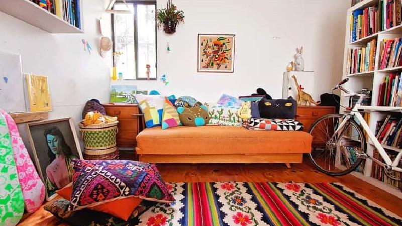 دکوراسیون خانه رنگی رنگی، یک سبک بسیار زیبا