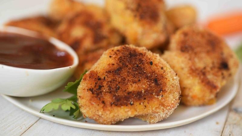 طرز تهیه ناگت هویج و پنیر به عنوان میان وعده سالم