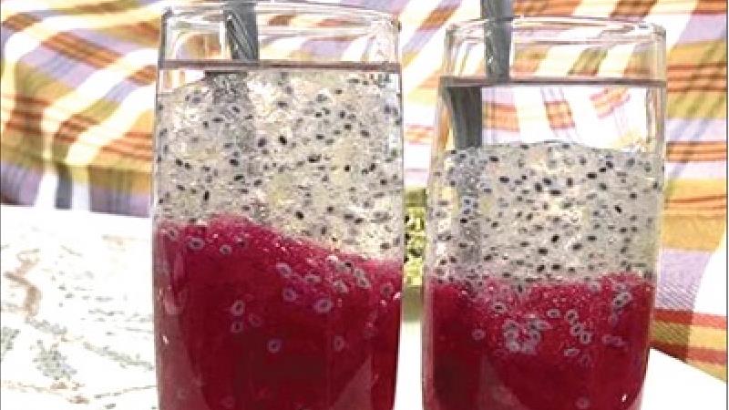 طرز تهیه شربت ژله ای دو رنگ؛ فوری و خوشمزه