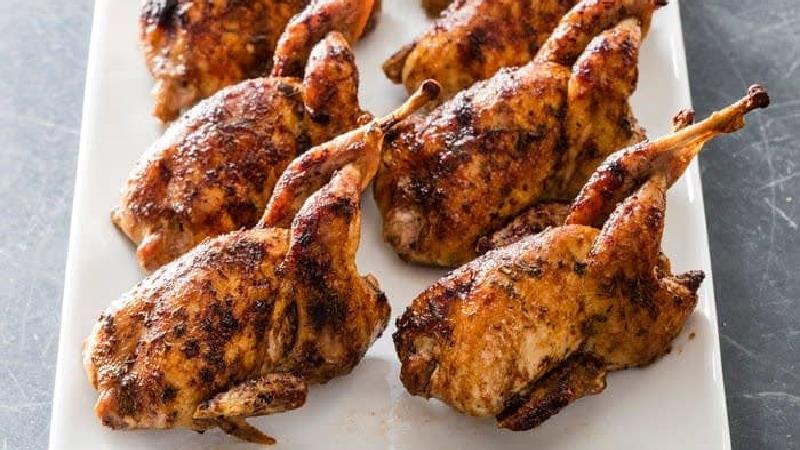 طرز تهیه کباب بلدرچین زعفرانی