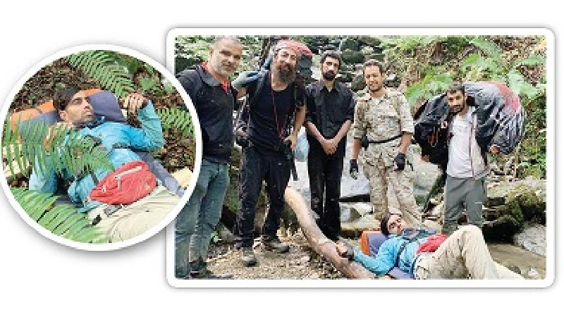 نجات باورنکردنی خلبان پاراگلایدر بعد از سقوط در جنگل ترسناک