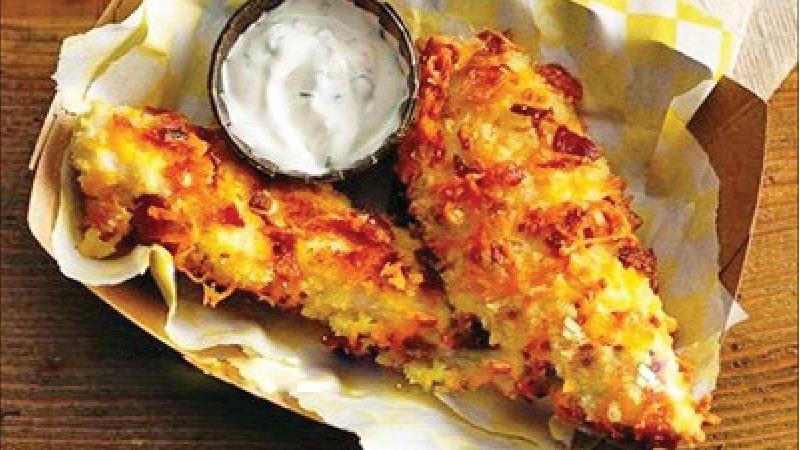 یک غذای جدید برای شام؛ طرز تهیه استریپس سیب زمینی