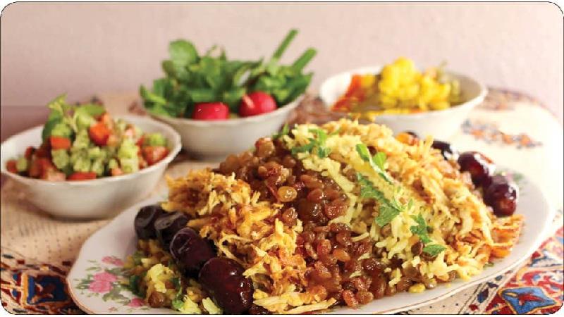 طرز تهیه عدس پلو؛ مرحله به مرحله