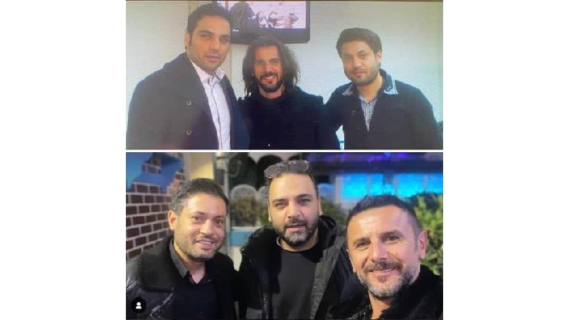 تغییر شگفت انگیز امین حیایی و احسان علیخانی