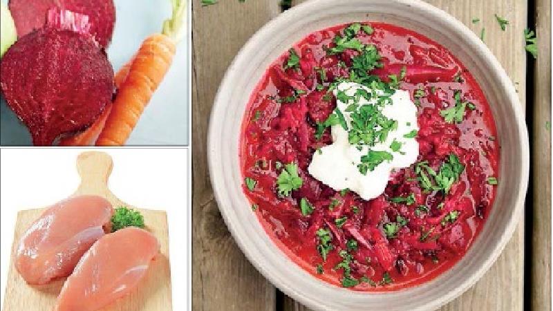 طرز تهیه خورشت لبو با مرغ