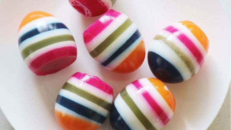 طرز تهیه ژله تخم مرغی به‌عنوان دسر لاکچری