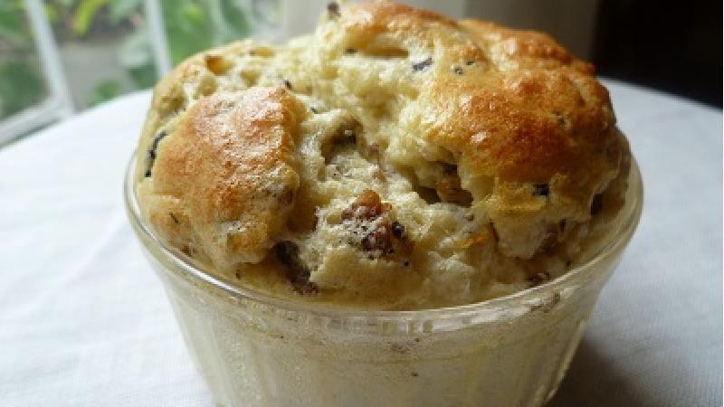 طرز تهیه سوفله ساده با قارچ